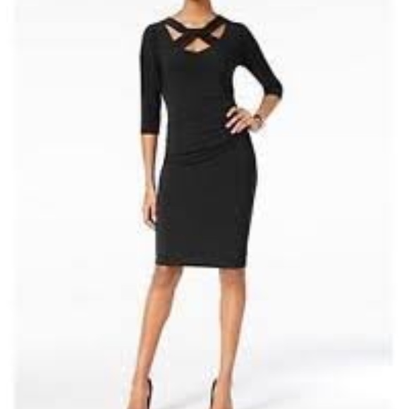 INC International Concepts Dresses & Skirts - INC Sleeveless Twisted Cocktail Dress
